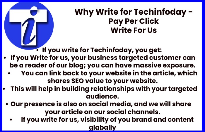 Why Write for Techinfoday - Pay Per Click Write For Us